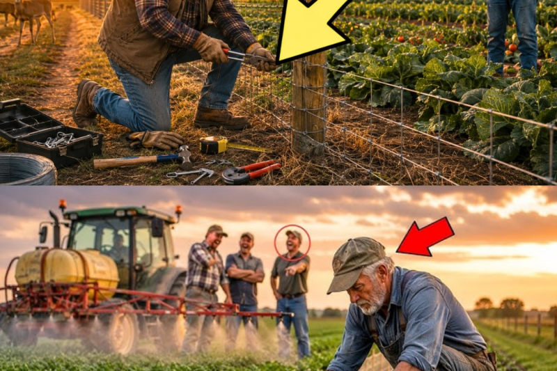 Se Burlaron de Su Cerca… Hasta Que Salvó Toda Su Cosecha