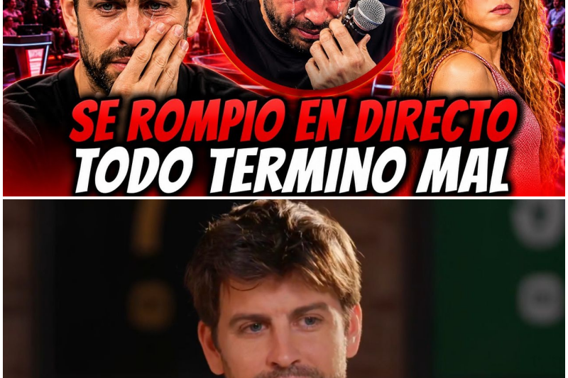 El Derrumbe Inevitable: El Colapso de Gerard Piqué en Directo, su Súplica Desgarradora y el Precio de una Presión Insostenible
