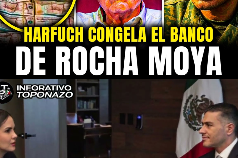 HARFUCH CATEA el BANCO de ROCHA MOYA y le CONGELAN TODAS sus CUENTAS