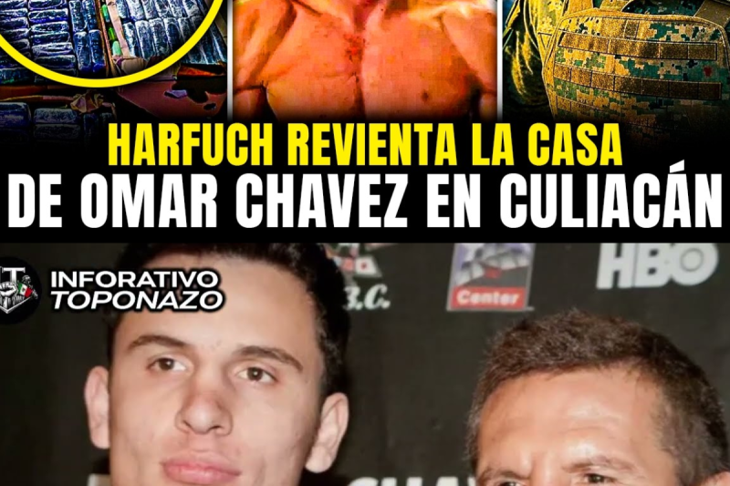 HARFUCH CATEA la CASA de OMAR CHAVEZ y lo DETIENE en CULIACAN