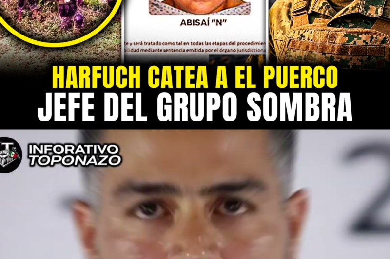 HARFUCH CAPTURA a “EL PUERCO”: el JEFE del GRUPO SOMBRA que CONTROLABA POZA RICA en VERACRUZ