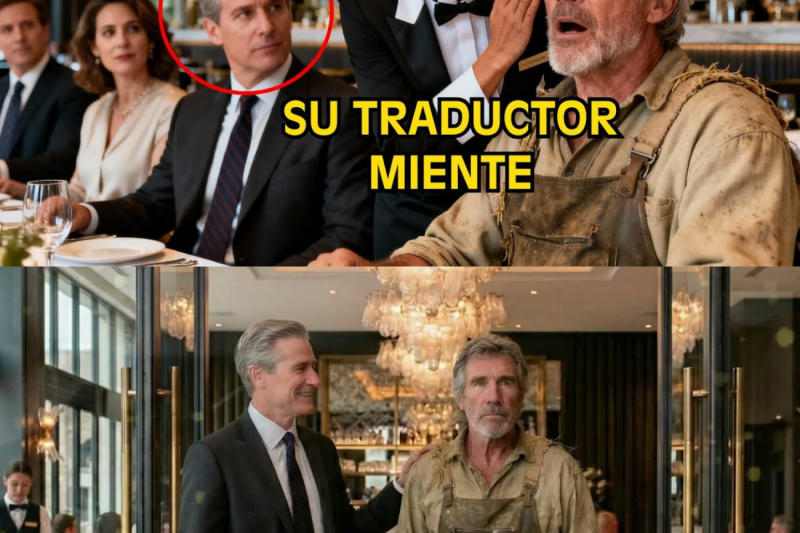 LA MESERA LE ADVIRTIÓ ANTES DE FIRMAR EL CONTRATO EN INGLÉS..TODO EL RESTAURANTE QUEDÓ ASOMBRADO POR