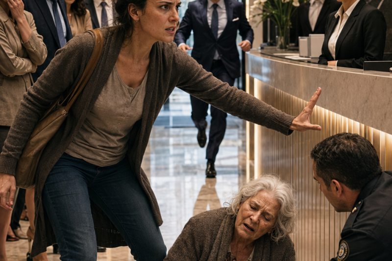 Madre soltera defendió a la señora que negaron atender… nadie sabía que su hijo era el Millonario y…