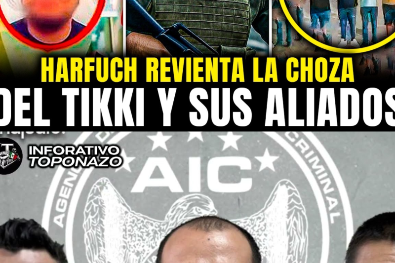 HARFUCH CATEA la CASA del “TIKKI” y lo REVIENTA: 21 MUGROSOS del CJNG DETENIDOS 