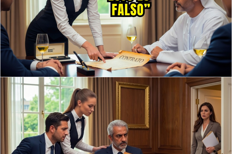 “Esto es falso” dijo la mesera en árabe y salvó al Multimillonario de una estafa de 200 millones