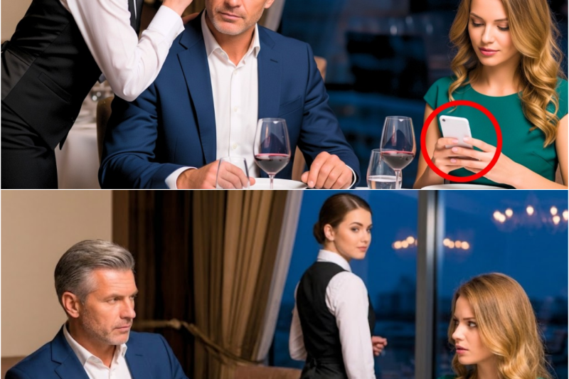 La mesera advierte al Millonario que su novia lo engaña. Al día siguiente, recibe una Tarjeta Negra
