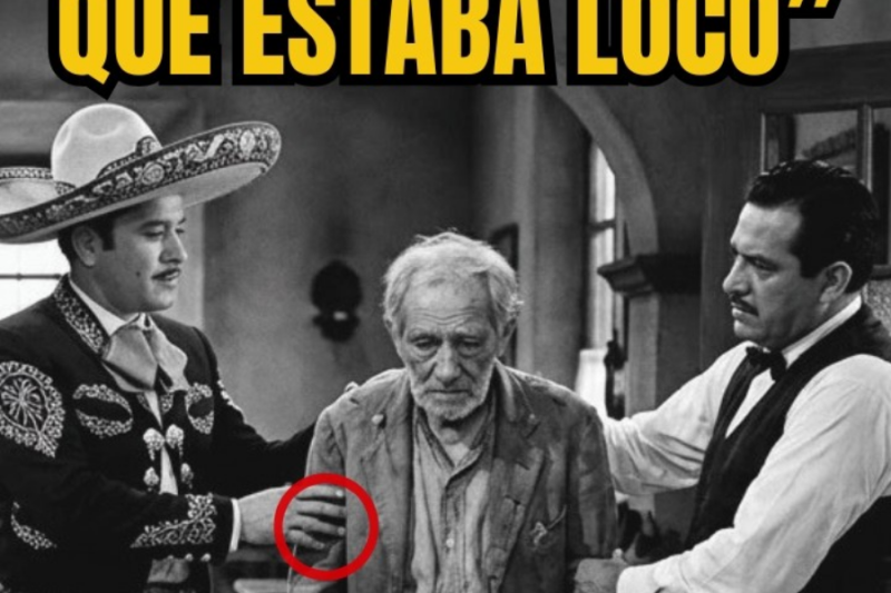 Pedro Infante vio a un anciano siendo expulsado de un restaurante.