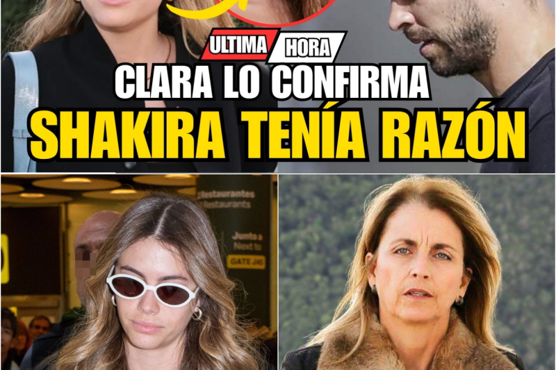 CLARA CHÍA CONFIRMA LO PEOR DE PIQUÉ Y SHAKIRA QUEDA COMPLETAMENTE VALIDADA