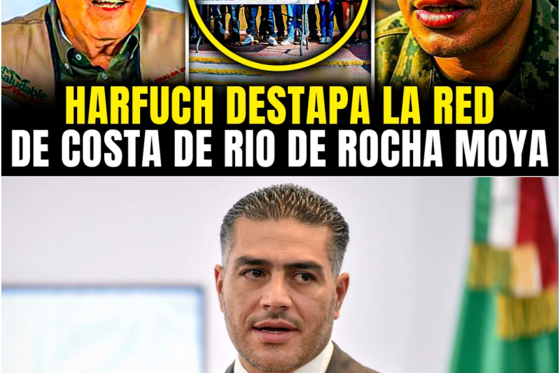 HARFUCH DESTAPA la RED COSTA DE ORO de ROCHA MOYA: 10 FUNCIONARIOS CAÍDOS en UNA NOCHE