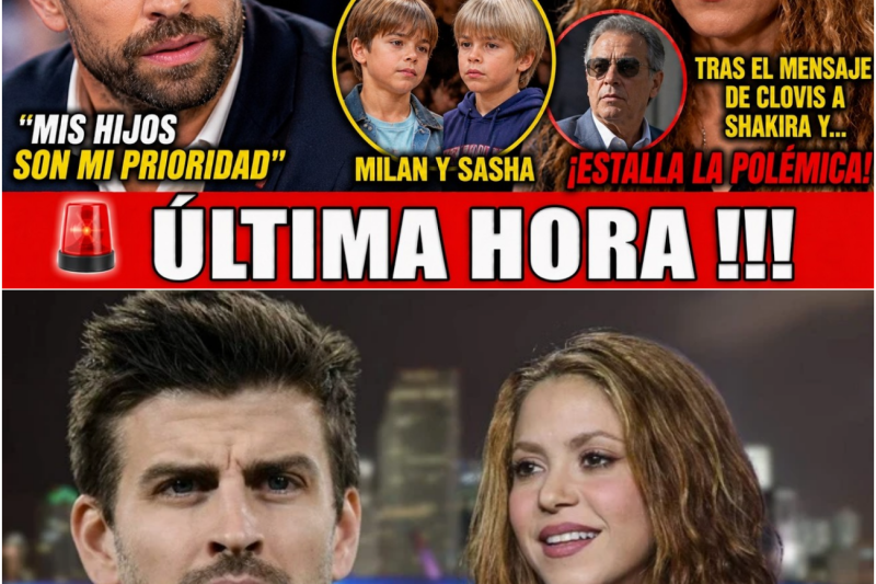 Giro de Tuerca en el Universo de Shakira: Un Inesperado Acercamiento con Clovis Desata Tensiones de Custodia y Preocupa a Gerard Piqué