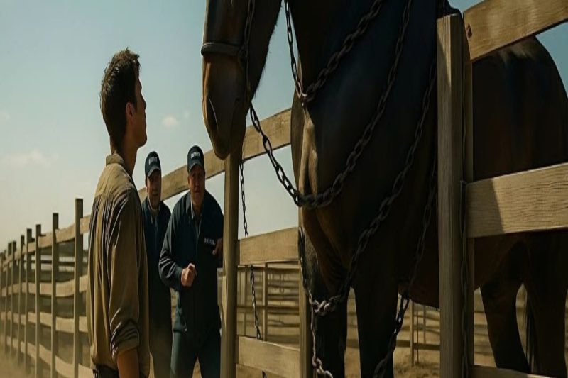 Nadie Quería Comprar el Caballo Gigante Salvaje — Hasta que un Veterano Encontró su Alma
