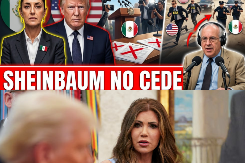 ¡México no se somete! La poderosa respuesta de Sheinbaum a las acusaciones de EE.UU.