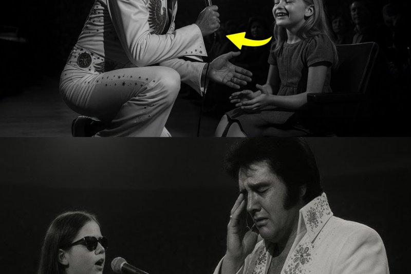 La voz de una niña ciega hizo llorar a Elvis durante un concierto: 25.000 fans presenciaron algo INCREÍBLE.