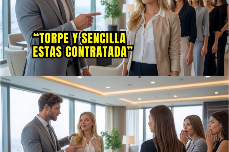 Ella llegó SIN ZAPATOS a la entrevista con el CEO Millonario y él la eligió entre 25 candidatas