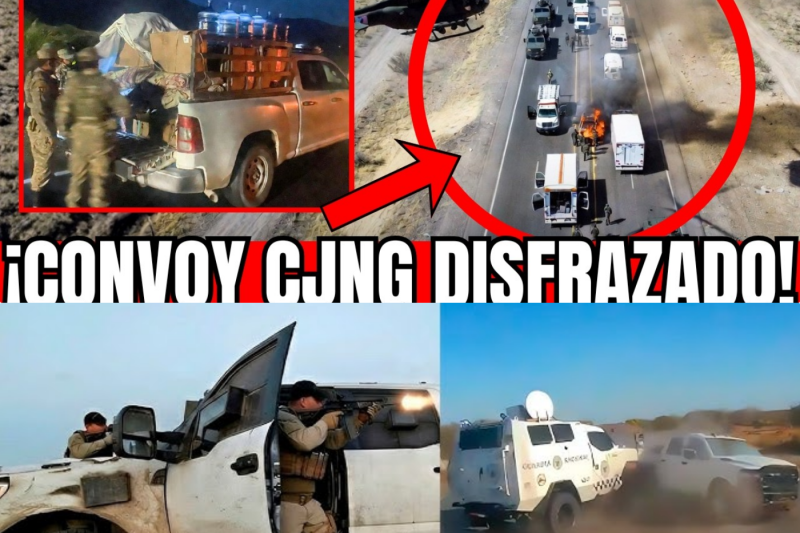 🇲🇽🚨DURANGO EN ALERTA: SEDENA INTERCEPTA CONVOY DEL CJNG DISFRAZADO DE PROTECCIÓN CIVIL: UNIFORMES