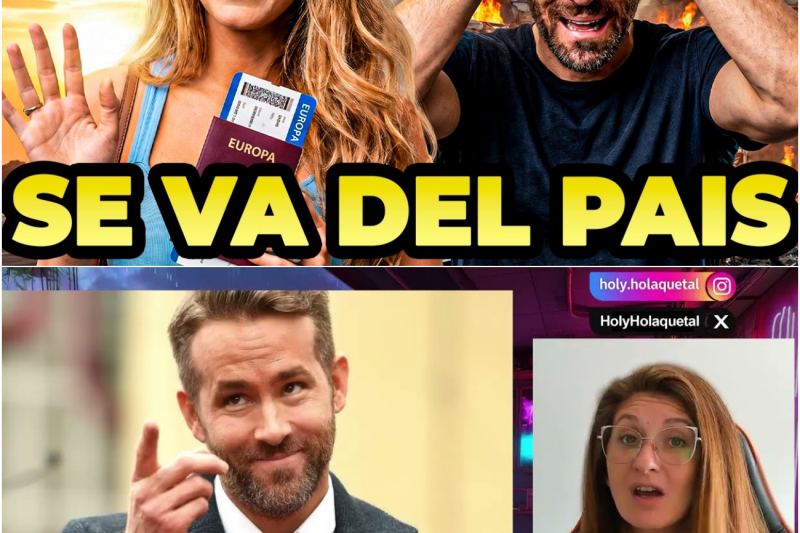 El Ocaso de una Pareja de Oro: Blake Lively y Ryan Reynolds Abandonan Estados Unidos tras el Colapso Legal contra Justin Baldoni