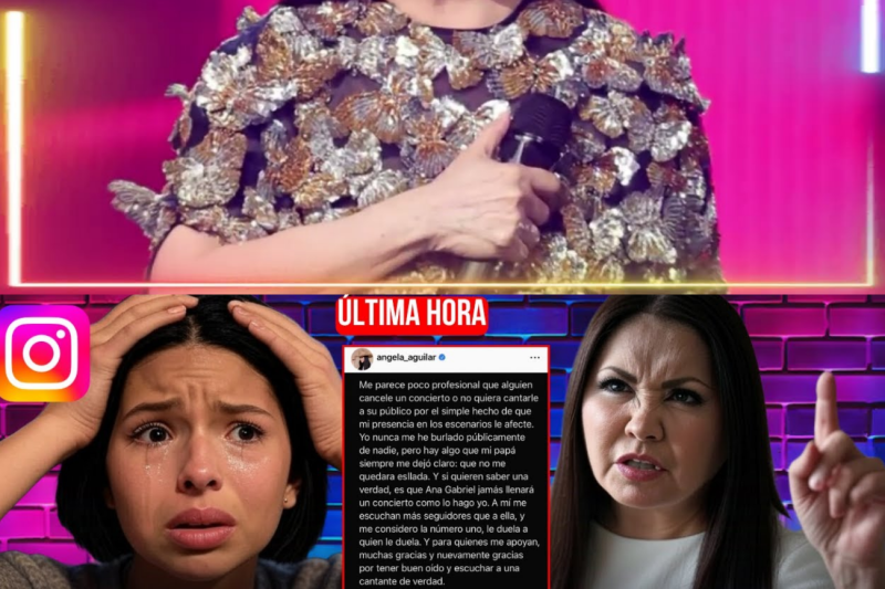 Choque de titanes en el regional mexicano: Ana Gabriel frena concierto por Ángela Aguilar y enciende una cruda guerra generacional