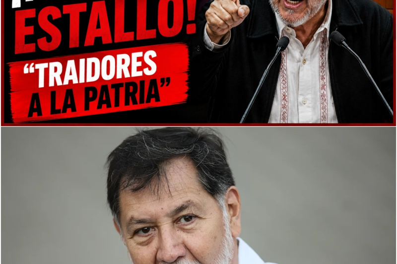 Noroña estalla en el Senado: Un choque histórico de acusaciones, traiciones a la patria y el oscuro legado de la oposición
