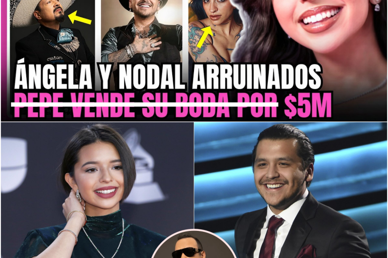 El precio del altar: Pepe Aguilar intenta vender la boda religiosa de Ángela y Nodal por cinco millones de dólares
