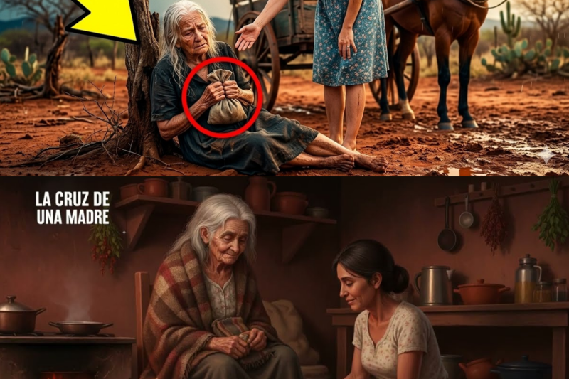“Her children abandoned her, a penniless widow took her in and discovered her secret.”