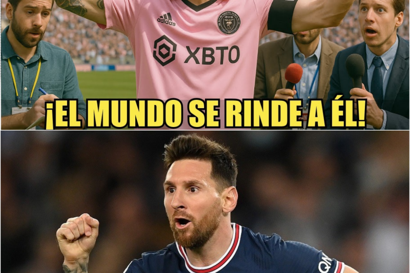 PERIODISTAS DEL MUNDO RINDEN HOMENAJE AL GENIO DE MESSI, ¡MESSI MARCA EN 6 PARTIDOS SEGUIDOS!