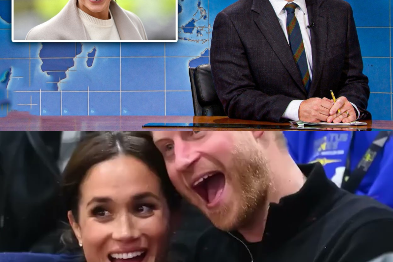 ¡Meghan rompe a llorar después de que Colin Jost la ridiculizara de forma hilarante en SNL Live!