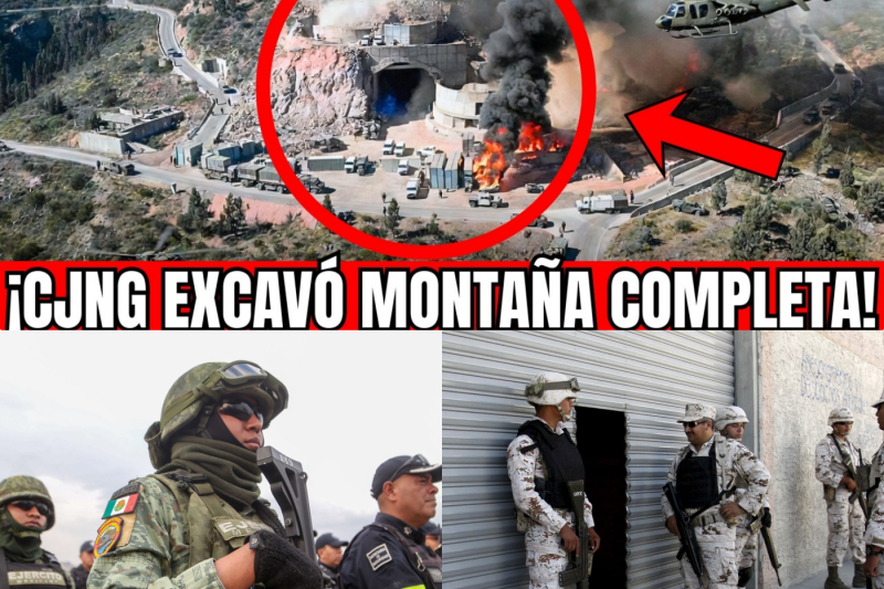¡Operativo Histórico! SEDENA Desmantela “Narco-Fortaleza” Subterránea del CJNG en el Cerro Hueco