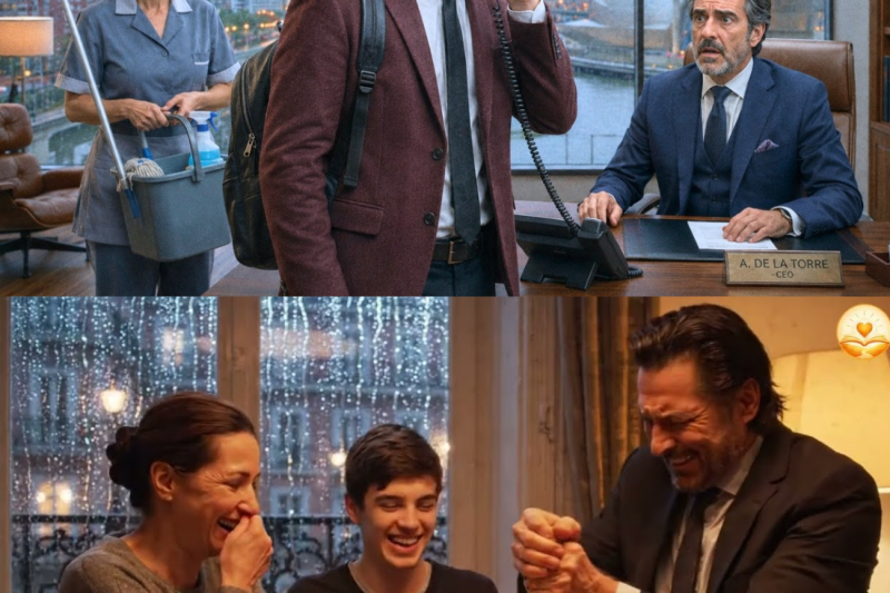 El Hijo De La Empleada De Limpieza Contesta La Llamada Y Salva El Mayor Contrato Del CEO Millonario