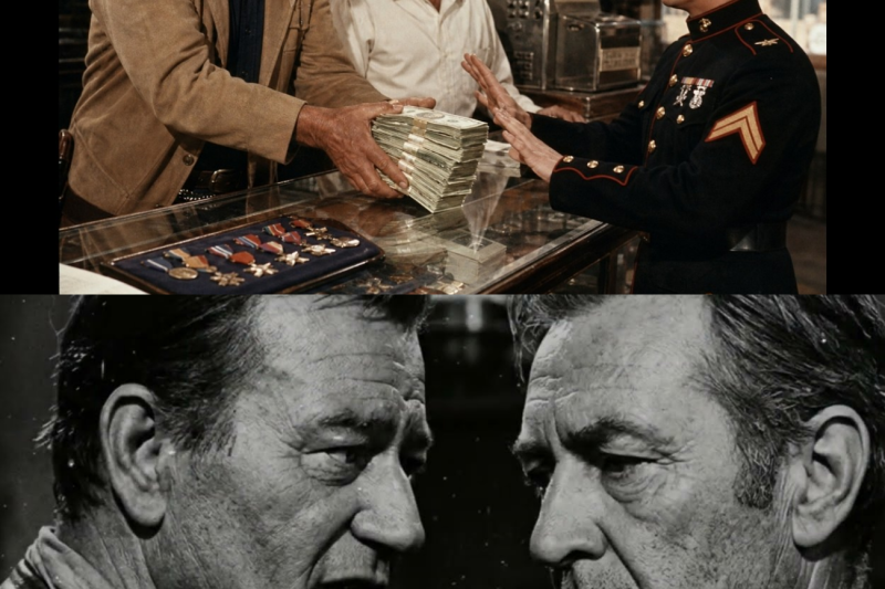 En 1968, John Wayne vio a un joven marine empeñando sus medallas en San Diego; lo que hizo hizo llorar al dueño.