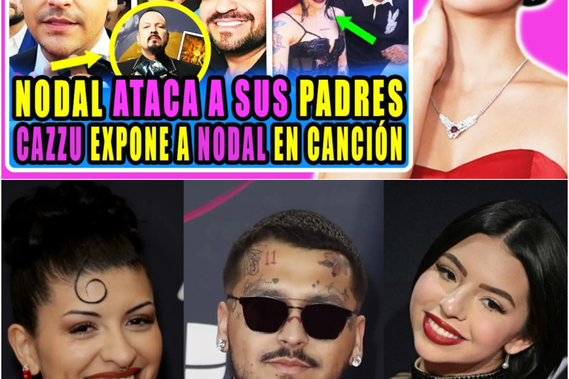 NODAL Y ÁNGELA ARRUINADOS POR CANCIÓN DE CAZZU Y ELADIO CARRIÓN Y NODAL BORRA SUS FOTOS DE INSTAGRAM