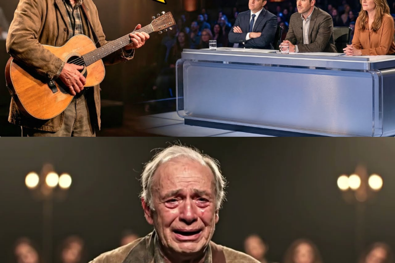 Nadie entendía qué hacía ese anciano en el escenario… todo cambió cuando empezó a cantar