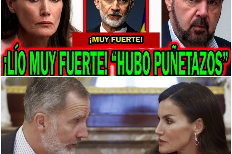 💥 ¡TERREMOTO EN LA ZARZUELA! El Violento Altercado en la Boda Real, la Infidelidad Silenciada y el Hundimiento Emocional de la Reina Letizia