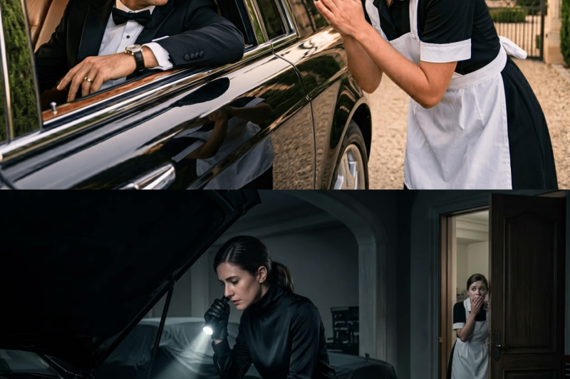 HIS WIFE CUT THE BRAKES! THE MILLIONAIRE DIDN’T GET OUT THANKS TO A WARNING FROM THE EMPLOYEE