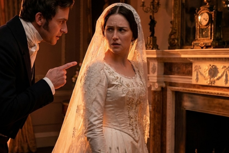 “Quítate el vestido de novia” — dijo él… “Este matrimonio no es por amor”