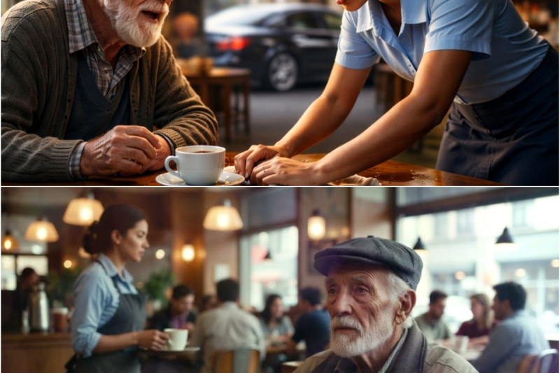 Una Empleada Ayudó a un Anciano en Silencio… Sin Saber que Era el Millonario Dueño del Banco