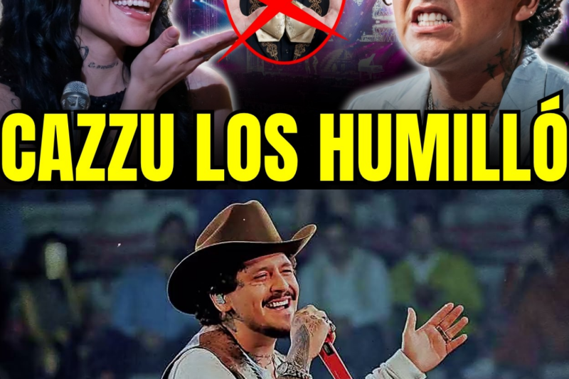 HUMILLADO Christian Nodal Cazzu dijó “no quiero problemas” pero México habló por ella y CDMX EXPLOTÓ 