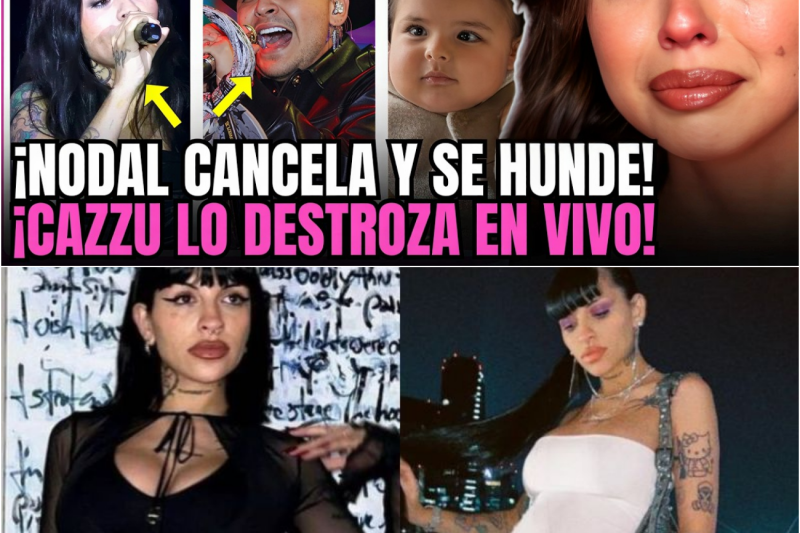 ¡Humillación Histórica y Caída Libre! Cazzu Destruye la Farsa de Ángela Aguilar con un Detalle Doméstico Mientras el Imperio de Nodal se Derrumba en Taquilla
