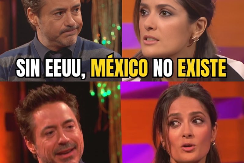 ¡El momento que paralizó a la televisión! Robert Downey Jr. intentó arrinconar a Salma Hayek menospreciando sus raíces mexicanas en pleno vivo.