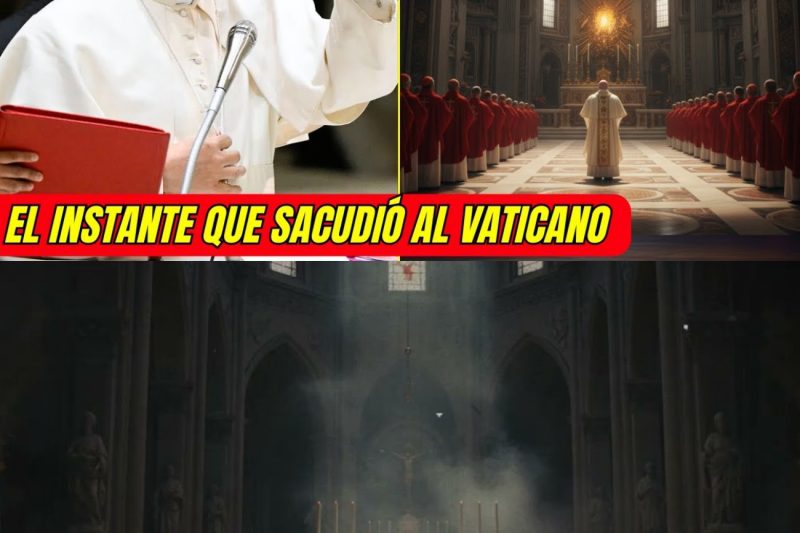 ¡URGENTE! Tres cardenales se niegan a avanzar al altar con el Papa León XIV y el Vaticano queda en s
