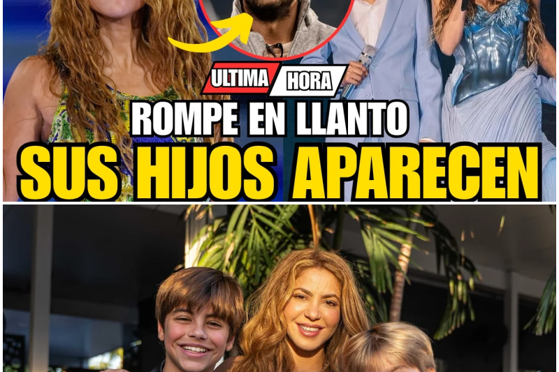 El momento más desgarrador de Shakira: Rompe en llanto ante 2 millones de personas tras la sorpresa de Milan y Sasha (Y el dardo que hundió a Piqué)
