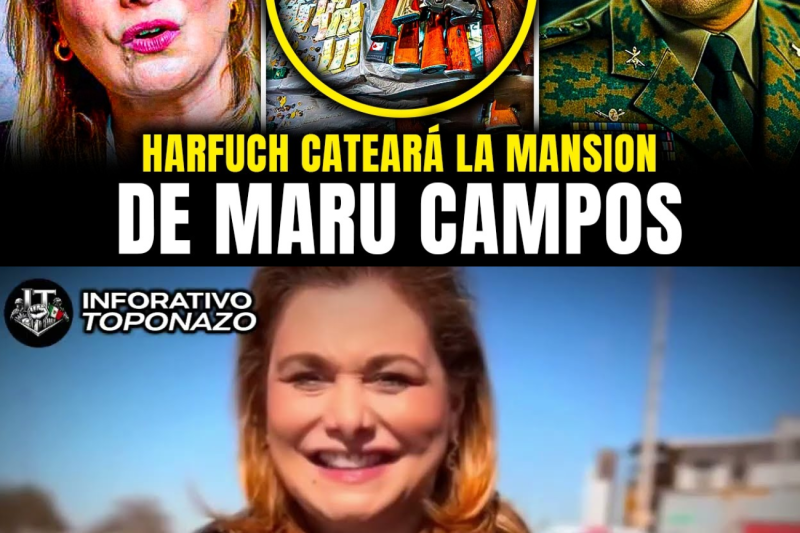 HARFUCH SE PREPARA para CATEAR la MANSIÓN de MARU CAMPOS antes de la MARCHA del 16 de MAYO