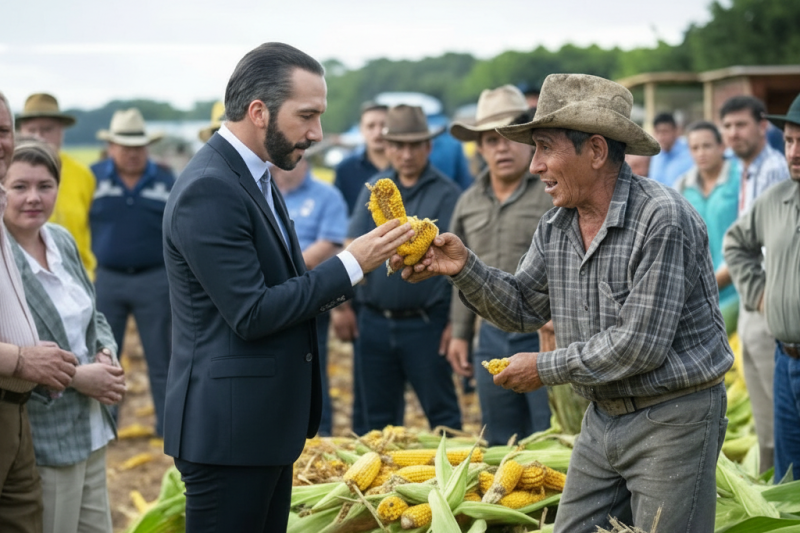 Campesino confronta a Bukele por la crisis agrícola – Las 4 palabras que transformaron su vida