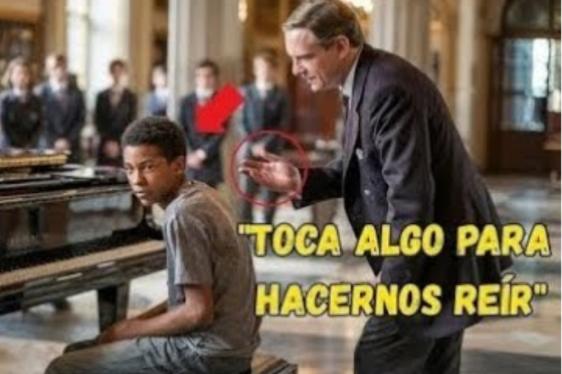 El DIRECTOR mandó a un NIÑO POBRE a tocar el piano para humillarlo… pero no imaginó lo que pasaría
