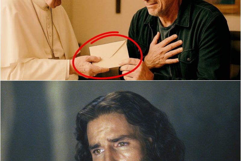 EL PAPA LE ENTREGÓ UNA CARTA AL ACTOR DE JESÚS… Y ÉL SE DERRUMBÓ ENTRE LÁGRIMAS