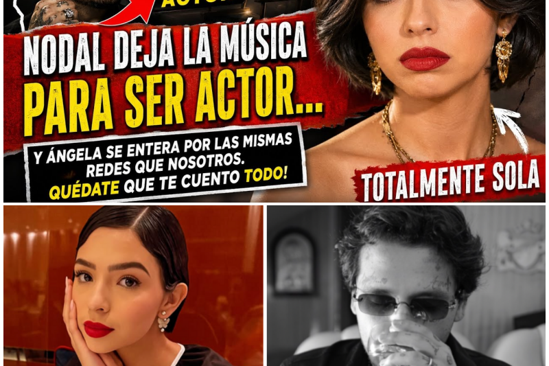 El Colapso de un Ídolo: Christian Nodal Huye de la Música Mientras Ángela Aguilar Enfrenta la Peor Humillación de su Carrera