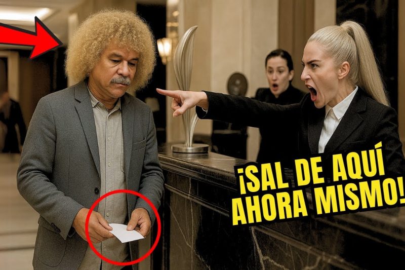 La lección invisible de Carlos Valderrama: El día que fue humillado por la recepcionista de su propio hotel