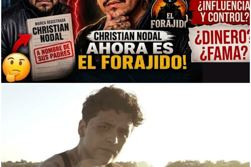 El nacimiento de “El Forajido”: La guerra oculta, el control millonario y la supuesta traición familiar que obligó a Christian Nodal a cambiar de identidad