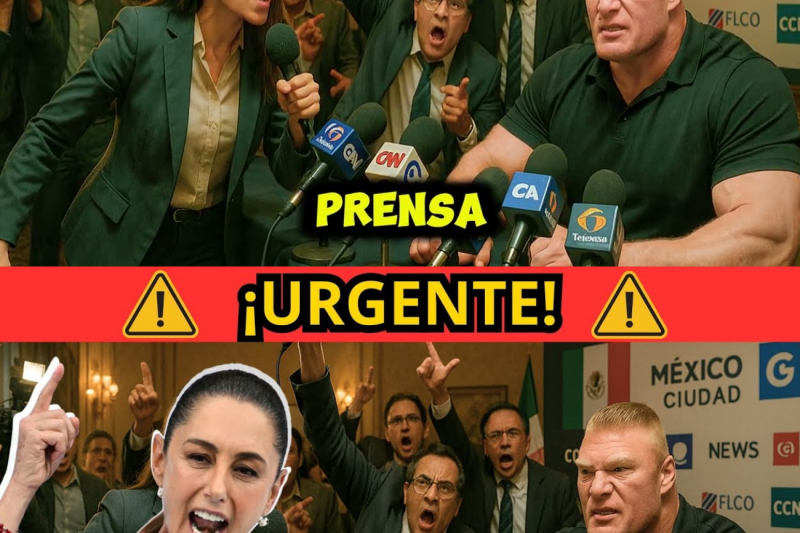 La Lección de una Nación: Cómo Claudia Sheinbaum Transformó la Arrogancia de Brock Lesnar en Respeto Profundo por México