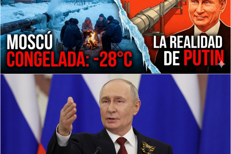MOSCÚ CONGELADA—Putin DEJA MORIR a 21,5 Millones, Comienza el Infierno de -28 °C