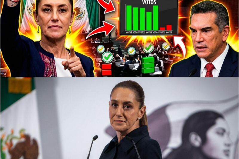 CLAUDIA SHEINBAUM HUMILLA A ALITO MORENO TRAS GANARLE LA REFORMA PALIZA EN VOTOS ¡SE QUIEBRA LA VOZ!